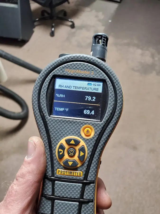 Moisture meter humidity assessment for Mold Remediation & Removal in Brandon